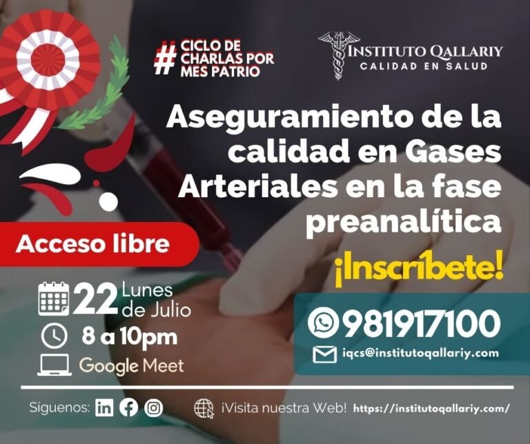 Aseguramiento de la calidad en Gases Arteriales en la Fase Preanalítica