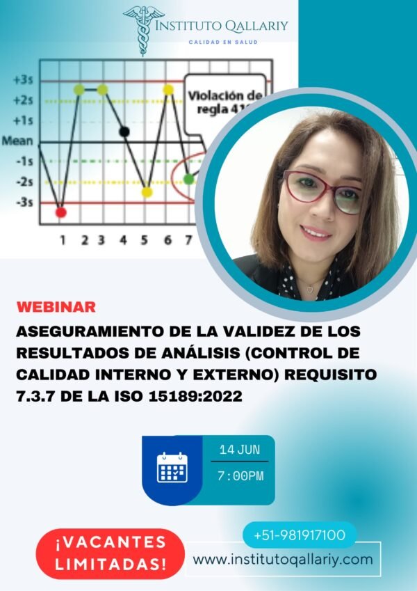 Aseguramiento de la validez de los resultados de análisis (CCI y CCE) Requisito 7.3.7 de la ISO 15189:2022