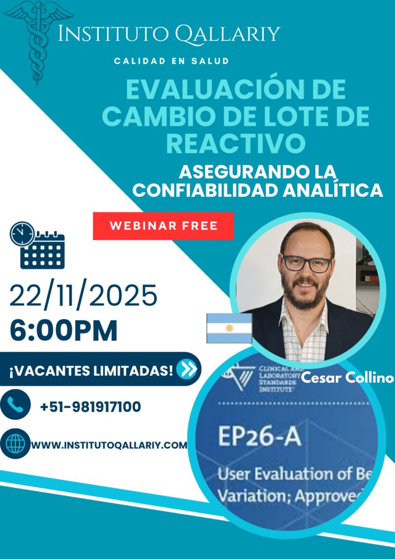 Evaluación de cambio de lote de reactivo