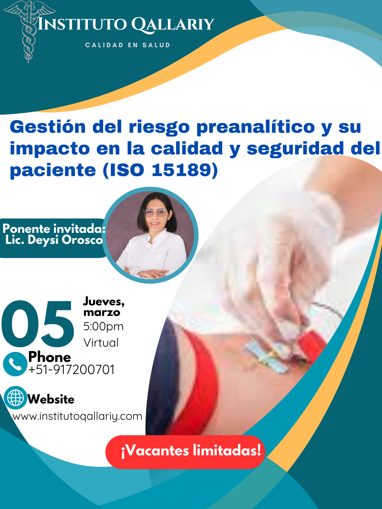 Gestión del riesgo preanalítico y su impacto en la calidad y seguridad del paciente – ISO 15189