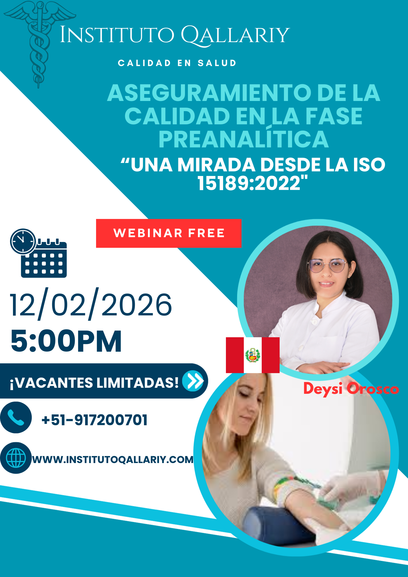 Aseguramiento de la calidad en la fase preanalítica según ISO 15189