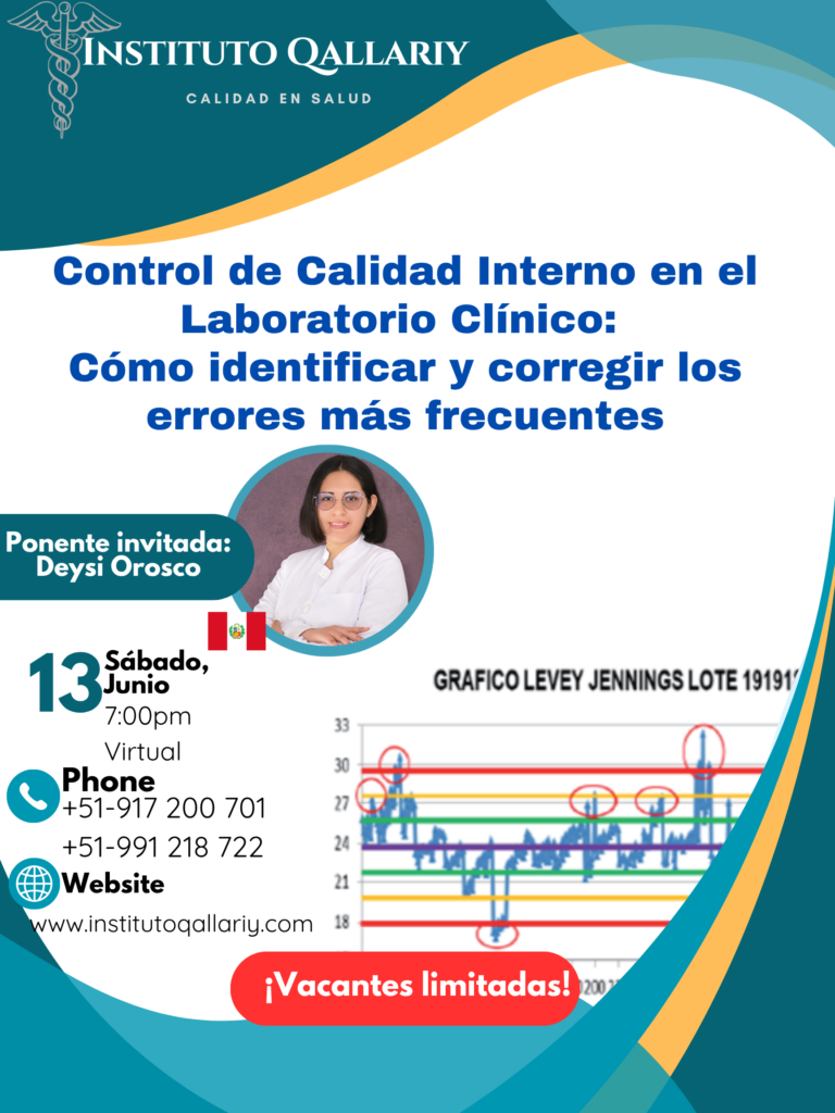 Control de Calidad Interno en el Laboratorio Clínico: Cómo identificar y corregir los errores más frecuentes