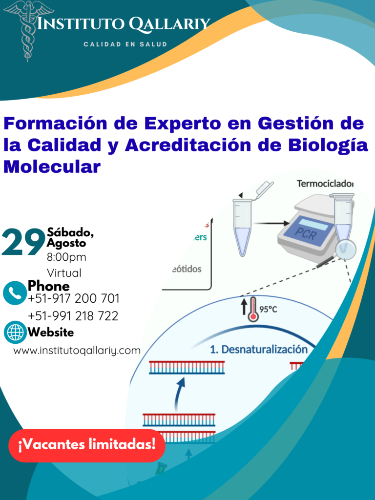 Formación de Experto en Gestión de la Calidad y Acreditación en Biología Molecular
