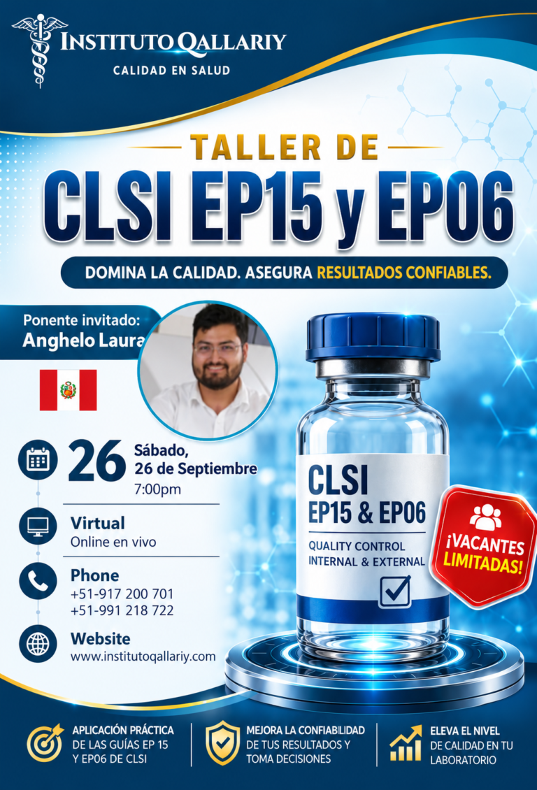 Taller CLSI EP15 y EP6