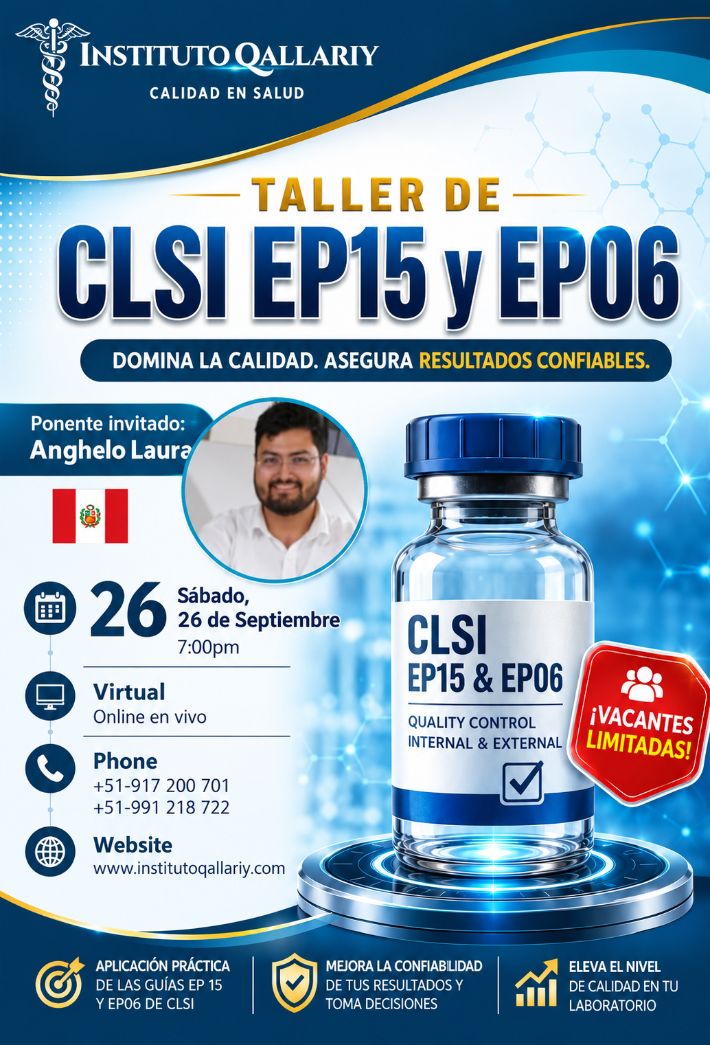 Taller CLSI EP15 y EP6